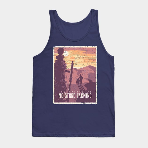 The Future of Moisture Farming Tank Top by djkopet